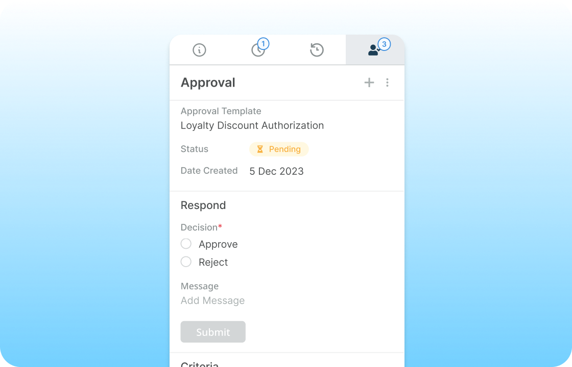 Approvals - Flow 3