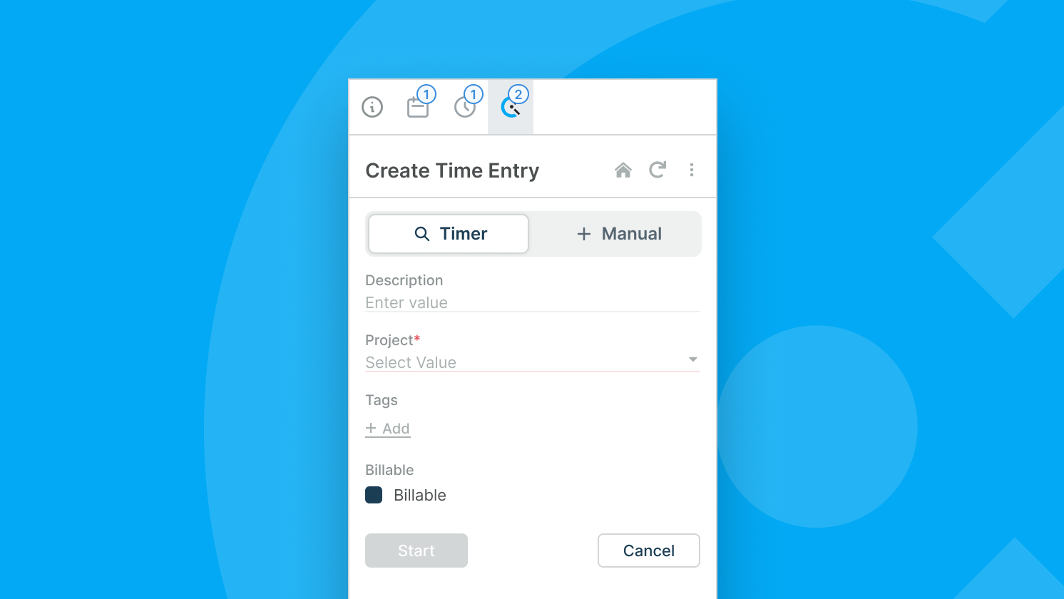 Clockify screenshot
