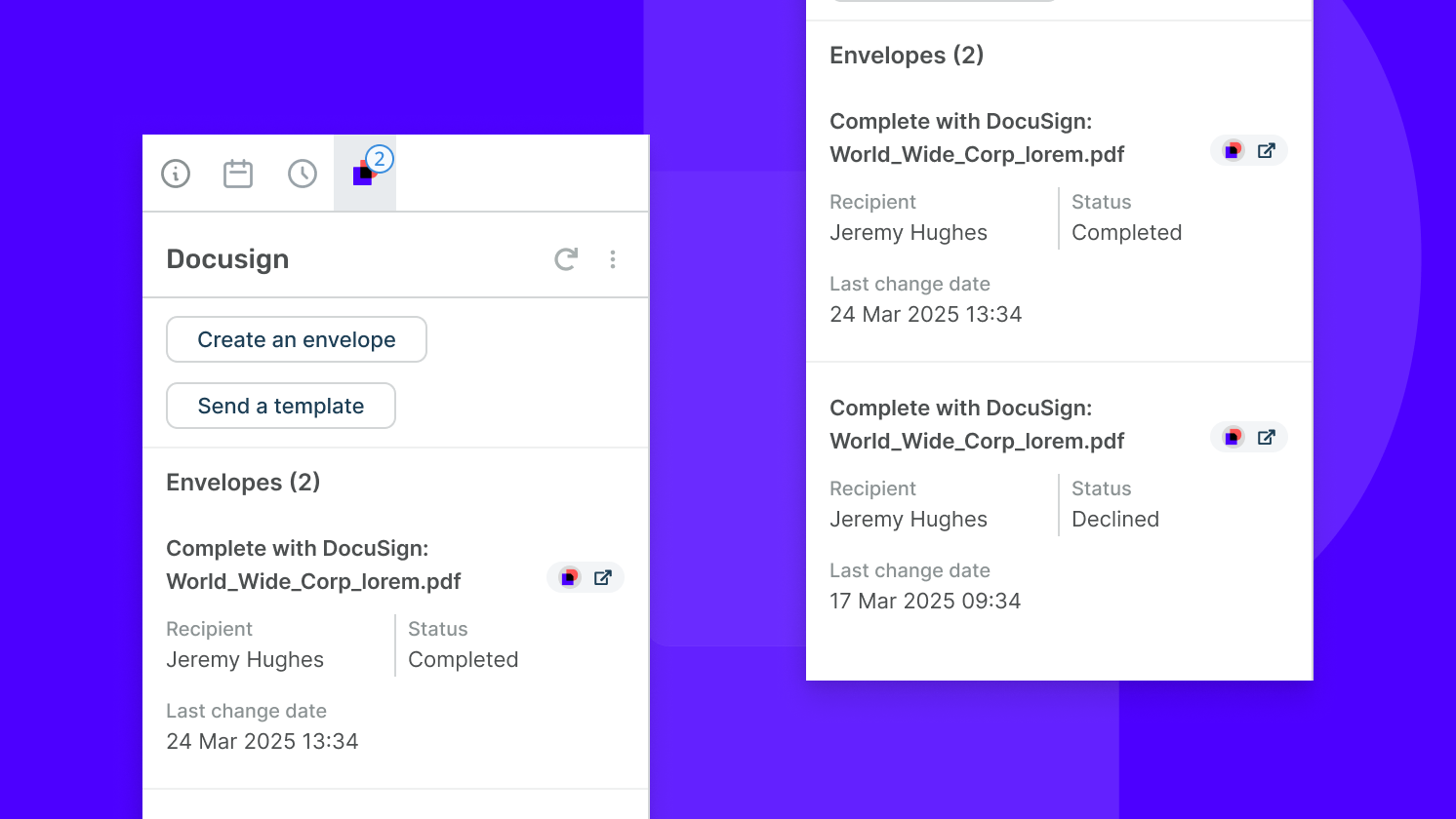 DocuSign screenshot
