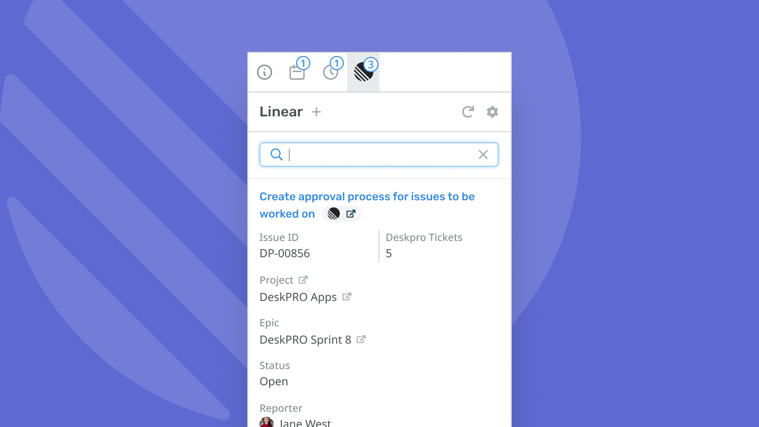 Linear screenshot