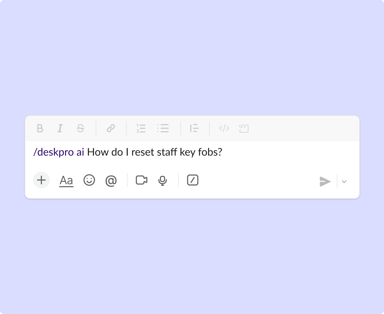 Respond with AI