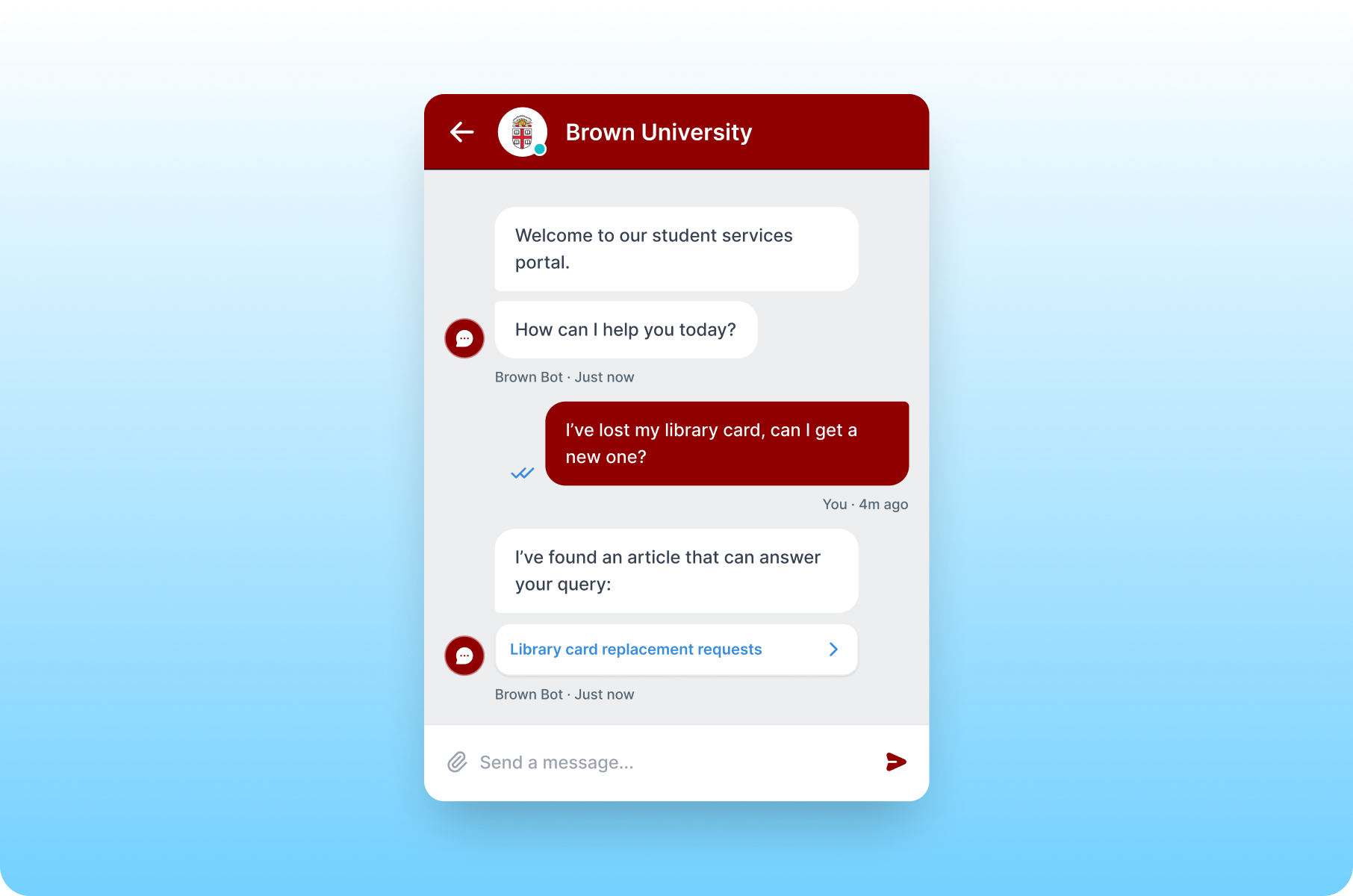 Two Column - Chatbot - Education