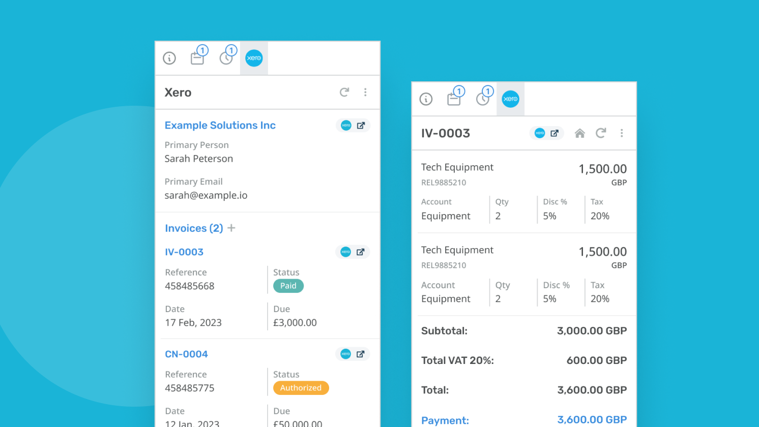 Xero screenshot